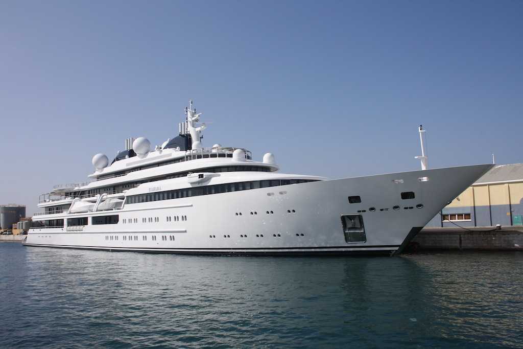 Lurssen Super Yacht Katara in Gibraltar - Photo credit to Gieye