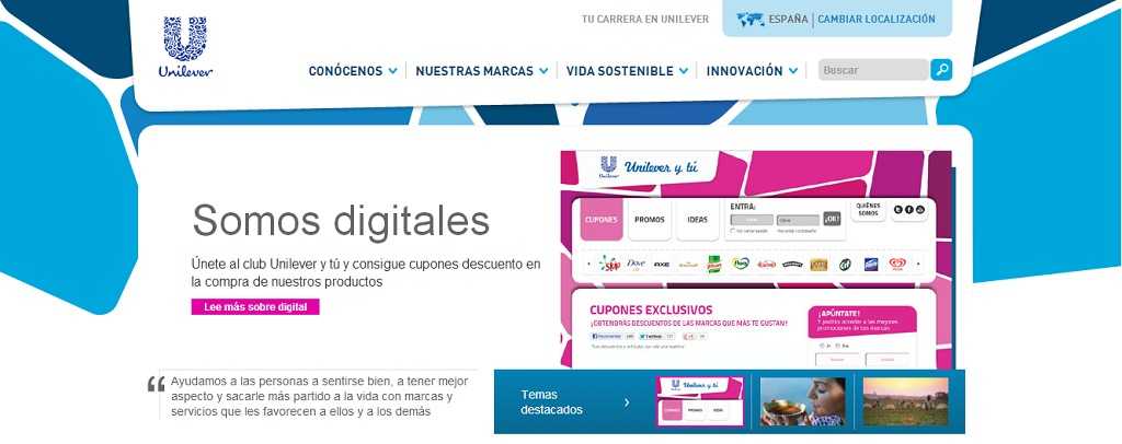 Unilever en Espagne, chute de 4.2 des ventes