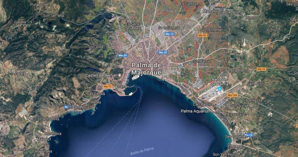 palma de mallorca maps