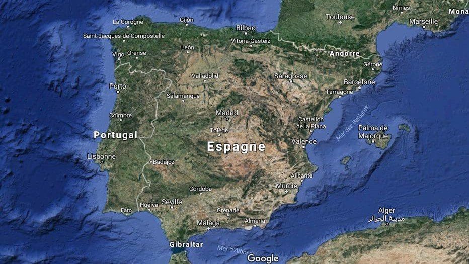 spain maps