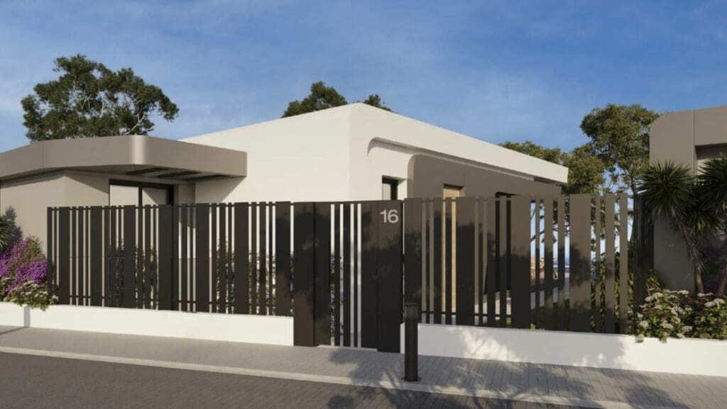 Villas de nouvelle construction en bord de golf et vue mer Alicante
